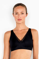 Gisela Minimizer non-wired bra black
