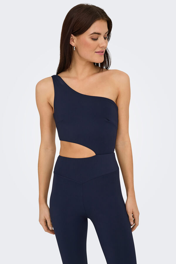 Only Play Mono deportivo asim&eacute;trico azul