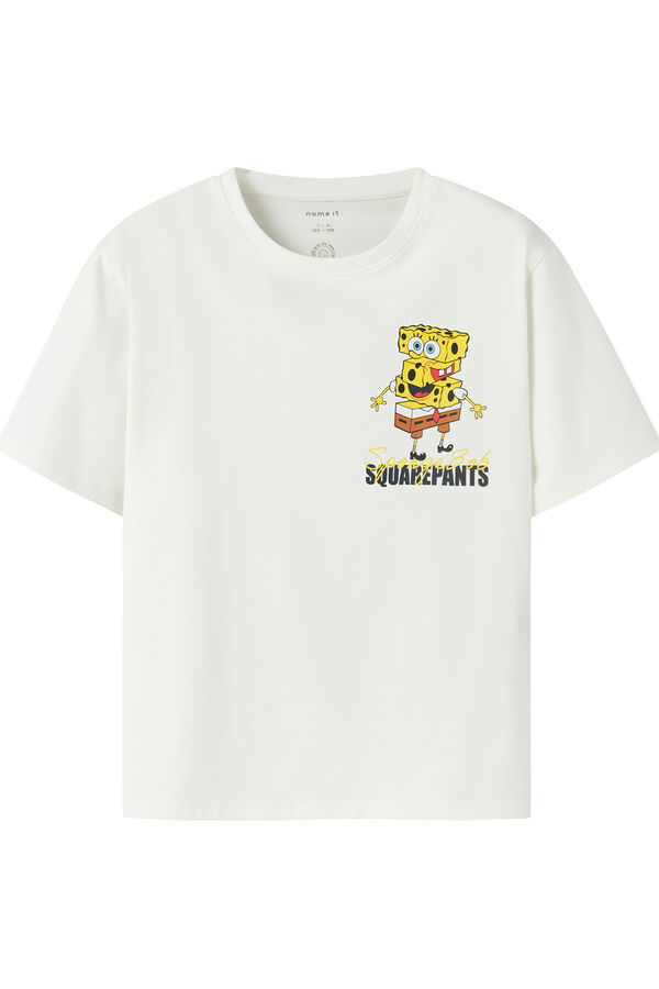 Name it Camiseta Bob Esponja blanco