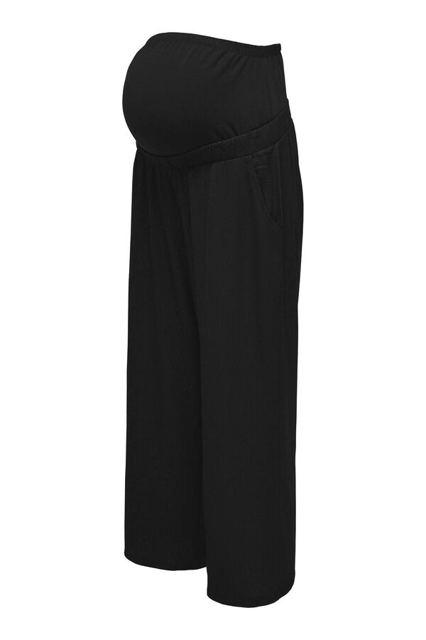 Womensecret Wide maternity trousers Crna