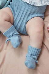 Gocco Blue high bootees turkusowy