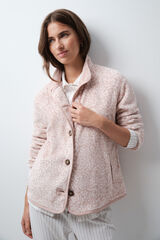 Women'secret Sherpa short robe beige