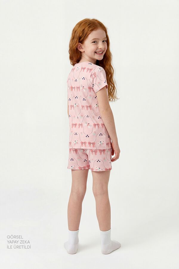 Penti Lot de 2 pyjamas courts enfant licorne vert