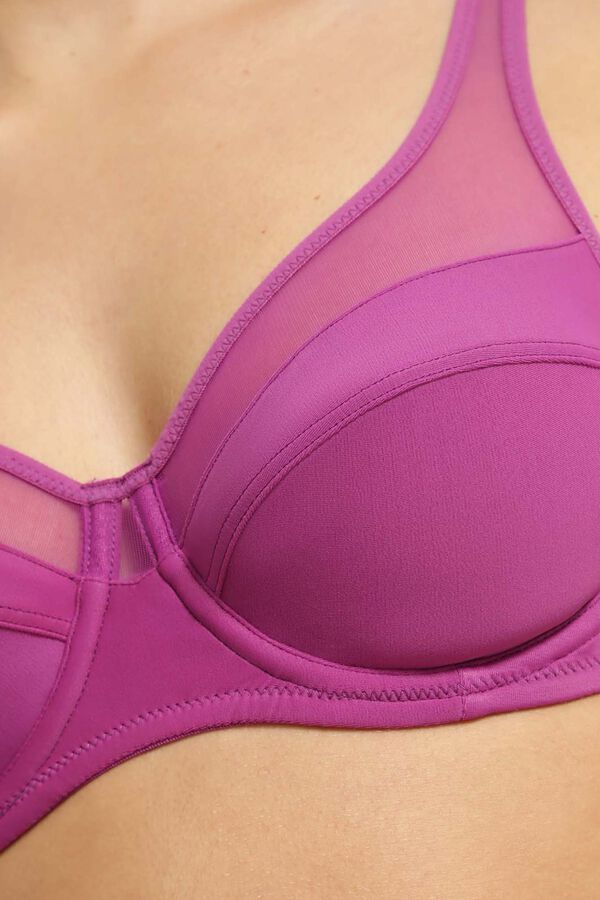DIM Generous underwired full cup bra DIM rose