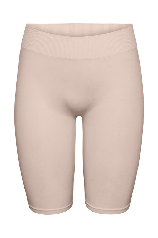 Pieces Leggings b&aacute;sicos nude