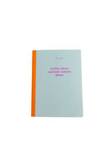 Mr. Wonderful A5 notebook - Coffee shots and last-minute plans printed
