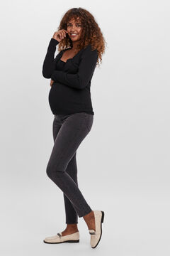 Womensecret Fitted maternity jeans Grau