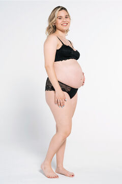Womensecret Maternity lace panty black