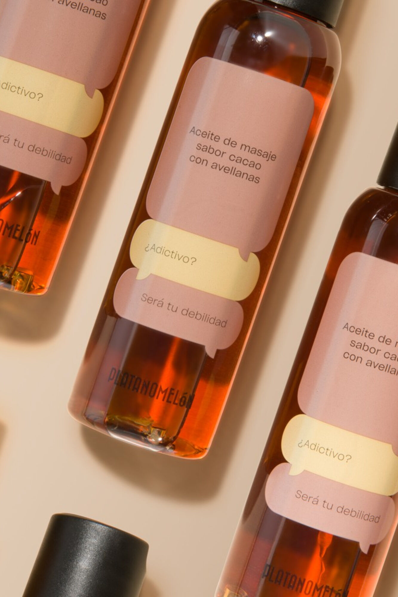 Platanomel&oacute;n Aceite masaje Cacao con avellanas 100ml