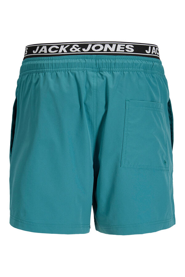 Jack & Jones Fato de banho boxer cintura dupla azul