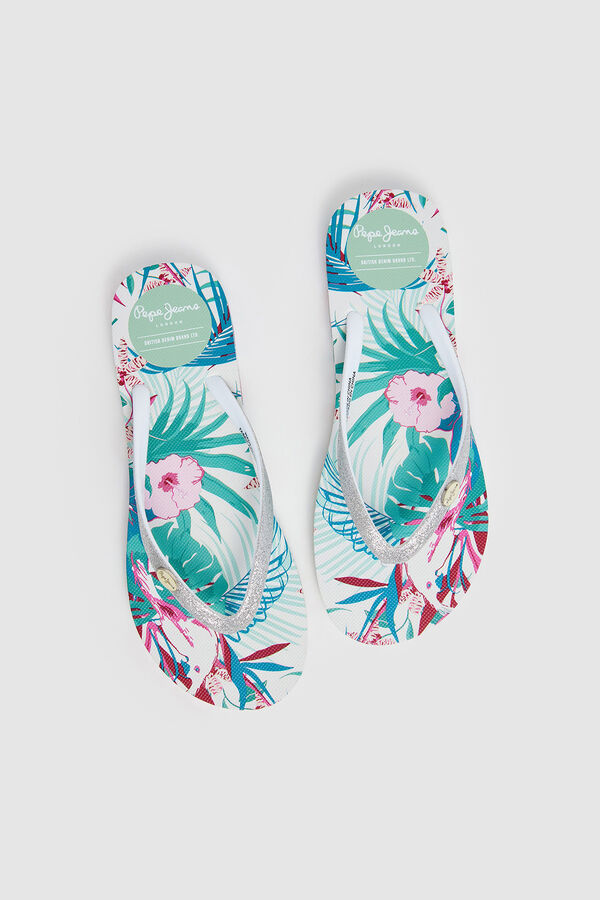 Womensecret Rake Palm Beach flip-flops bleu