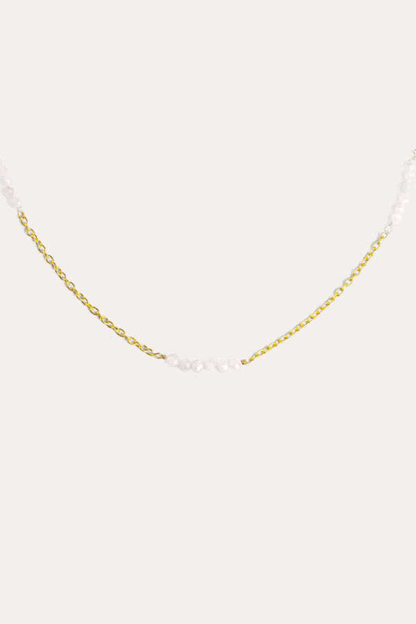 Singularu Marea Saline gold-plated silver necklace imprim&eacute;