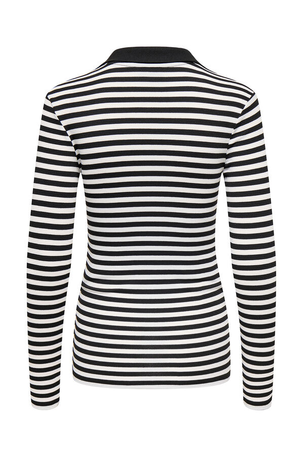 Only Maternity Polo riscas para maternity  branco