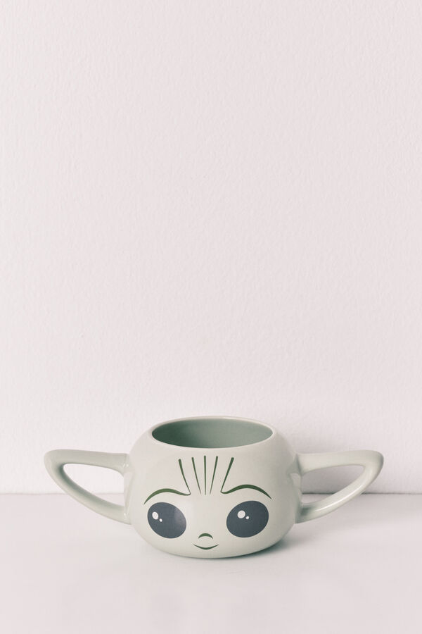 Women'secret Ceramic Baby Yoda mug green
