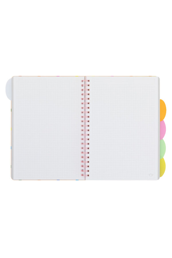 Mr. Wonderful Libreta A4 con interior a cuadros - Dreaming, creating, shining estampado