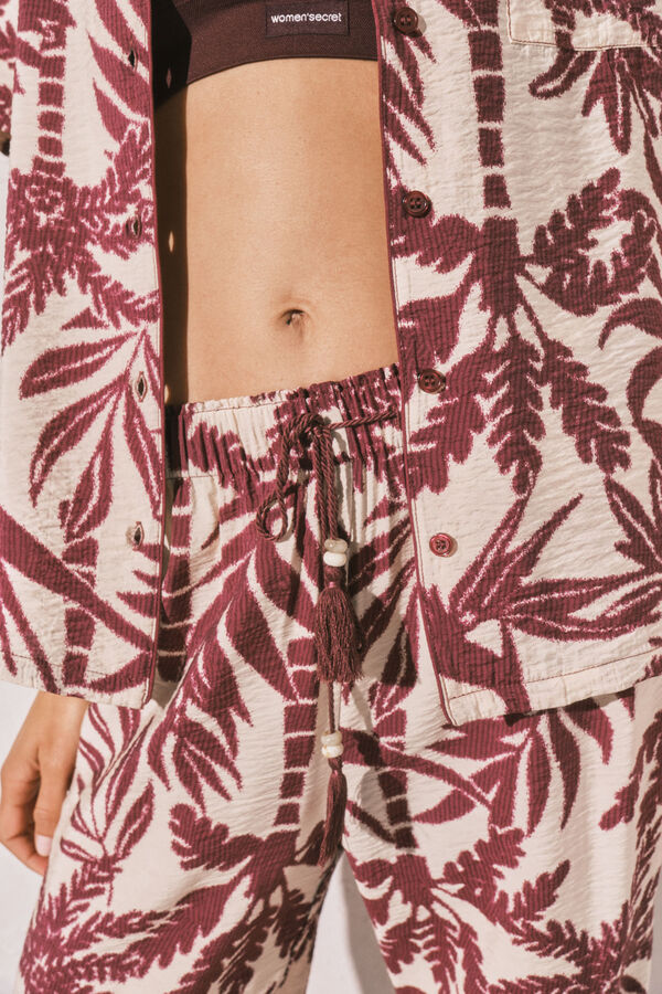 Women'secret Bordo ko&scaron;ulja pidžama Bordo