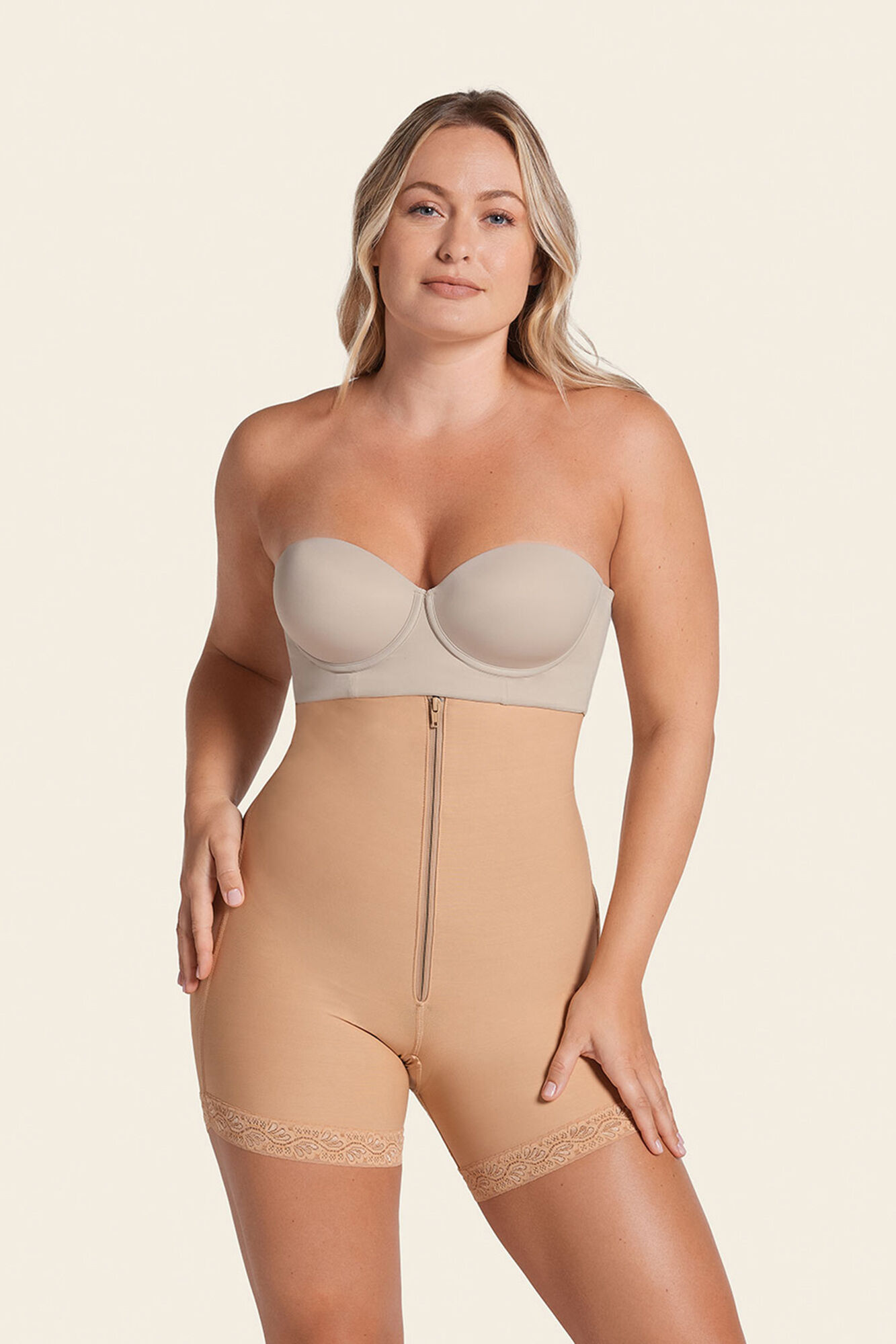 Leonisa Braga faja tipo short de control fuerte levanta gl&uacute;teos