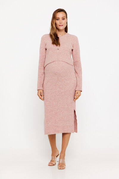 Womensecret Knit midi maternity skirt rouge