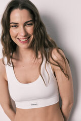 Women'secret White seamless top COZY white