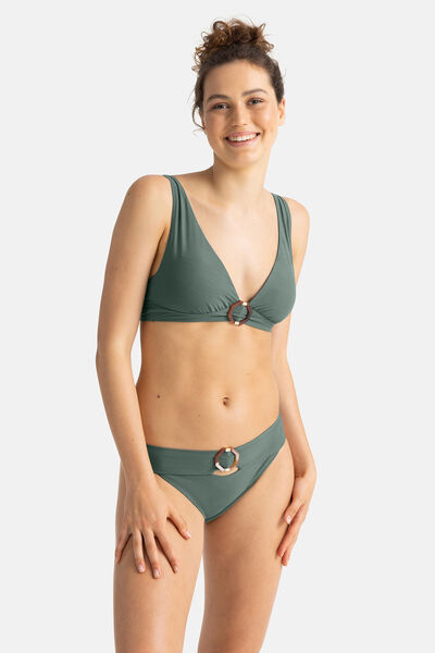 Womensecret Braguita de bikini brasileña verde