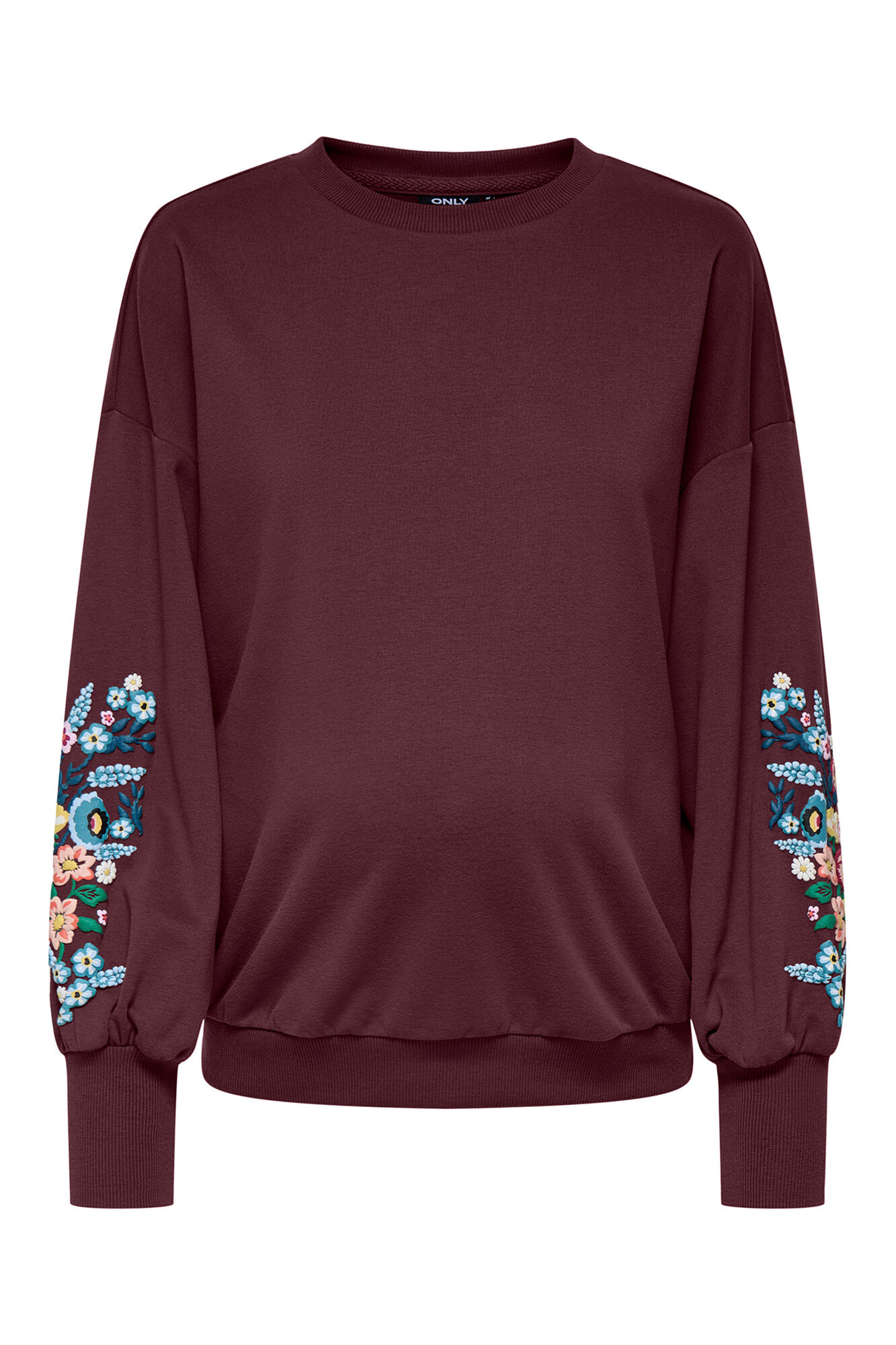 Only Maternity Sudadera maternity detalles florales