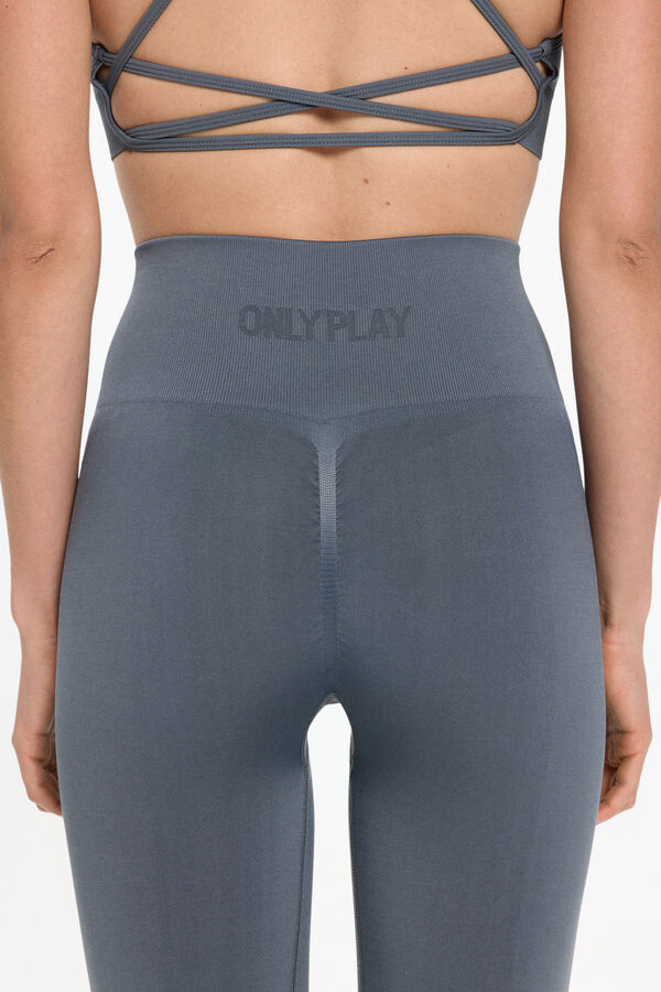 Only Play Legging tiro extra alto scrunch gris