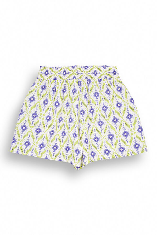 Womensecret Ikat geometric print shorts Print