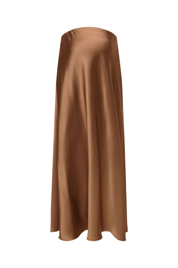 Only Maternity Maternity long skirt nude