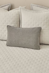 Textura Einfache Steppdecke Grau