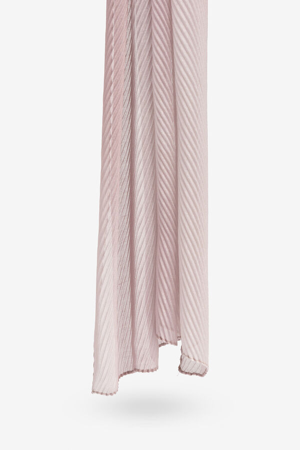 Vilanova Pa&ntilde;uelo Plisado Estampado Gradiente fucsia