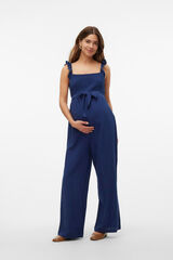 Womensecret Strappy 7/8 maternity jumpsuit bleu