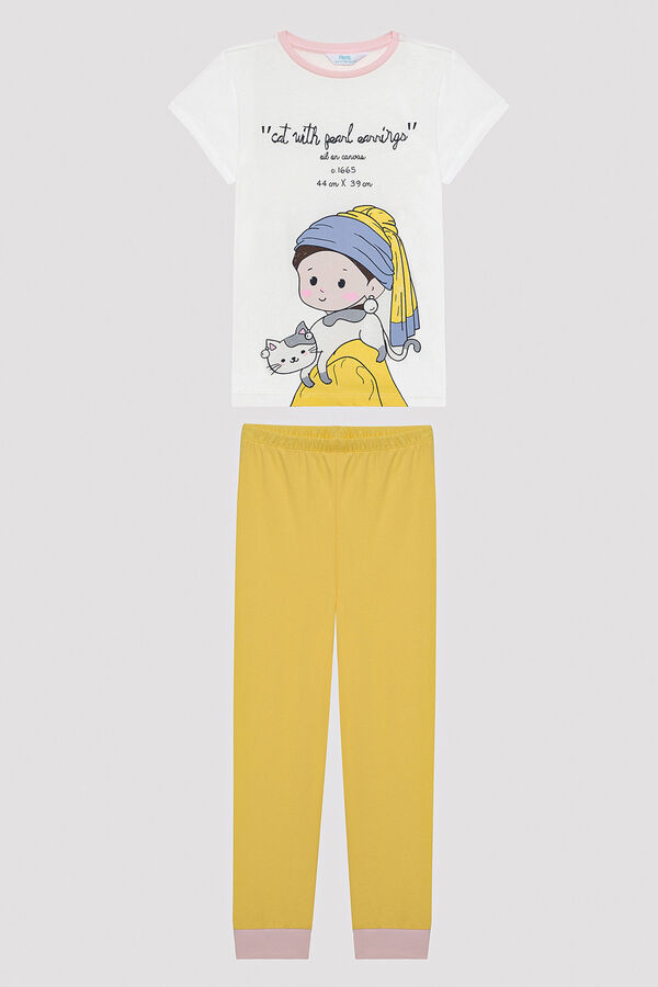 Womensecret Girls Art 2 pack Pajama Set printed