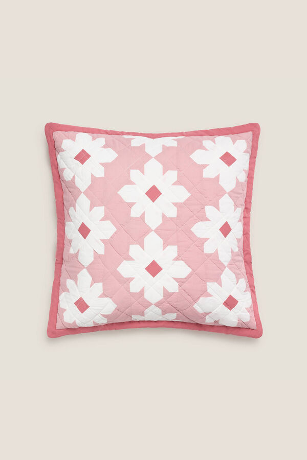 Womensecret Floral patchwork cushion cover rose