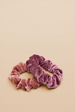 Womensecret 2-pack pink scrunchies printed