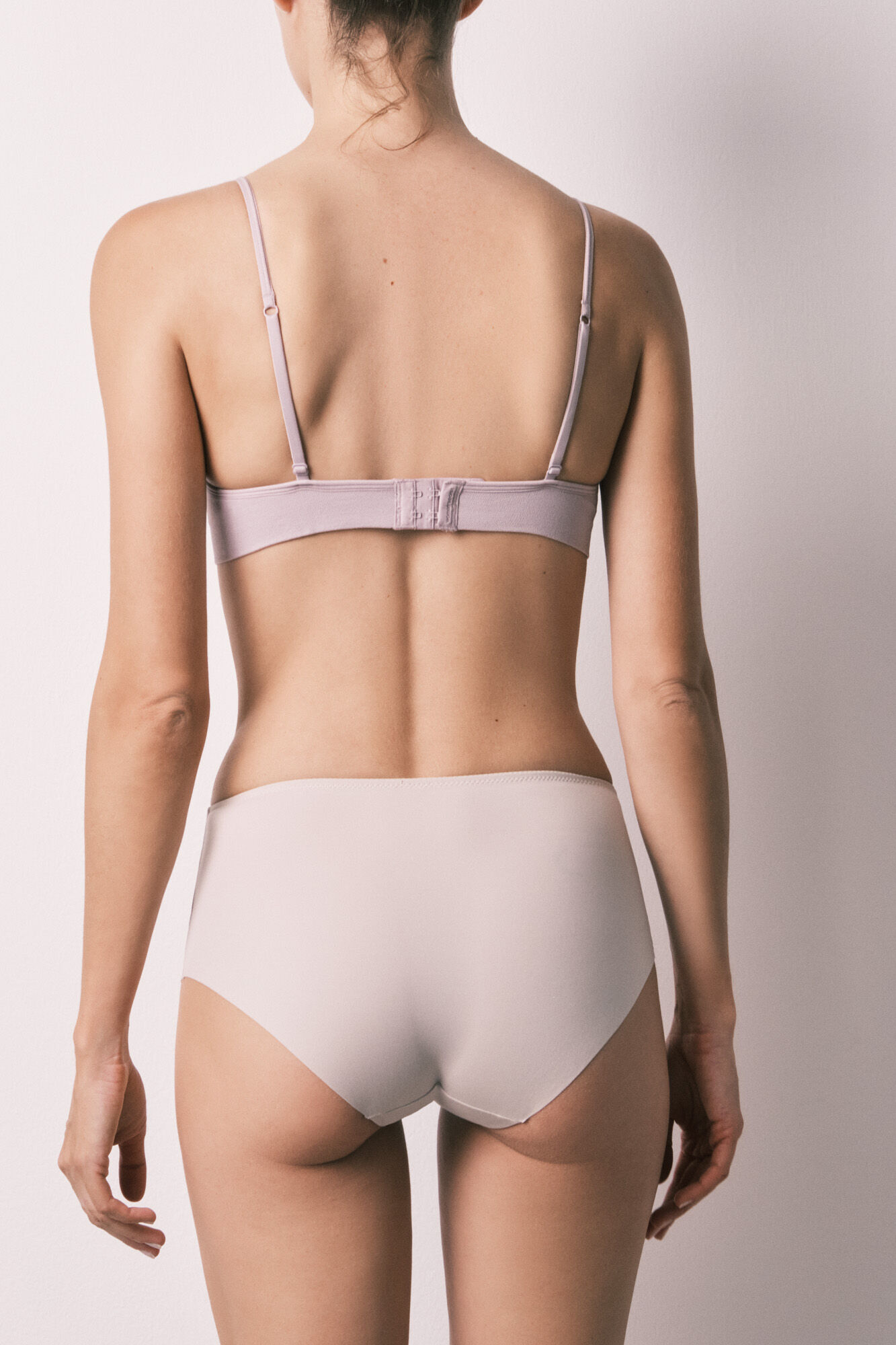 Women'secret Beige high-waisted shaping mesh panty