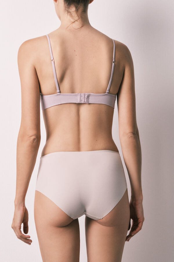 Women'secret Beige high-waisted shaping mesh panty nude