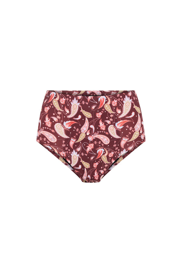 Modibodi Red seamless high-waisted period panty brown