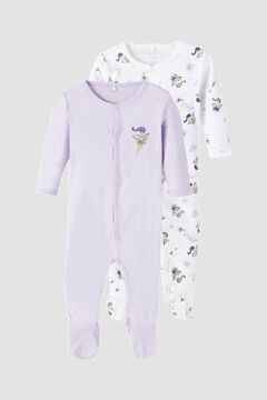 Womensecret Pijama de bebe niña morado/lila