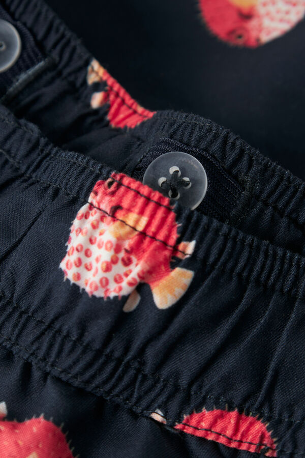 Name it Boy's pufferfish swimwear blue