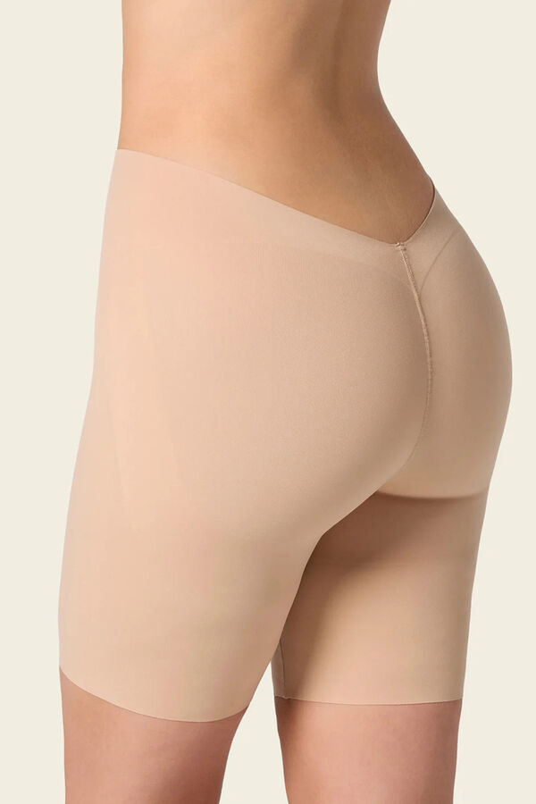 Leonisa Short de control efecto invisible espalda en U beige