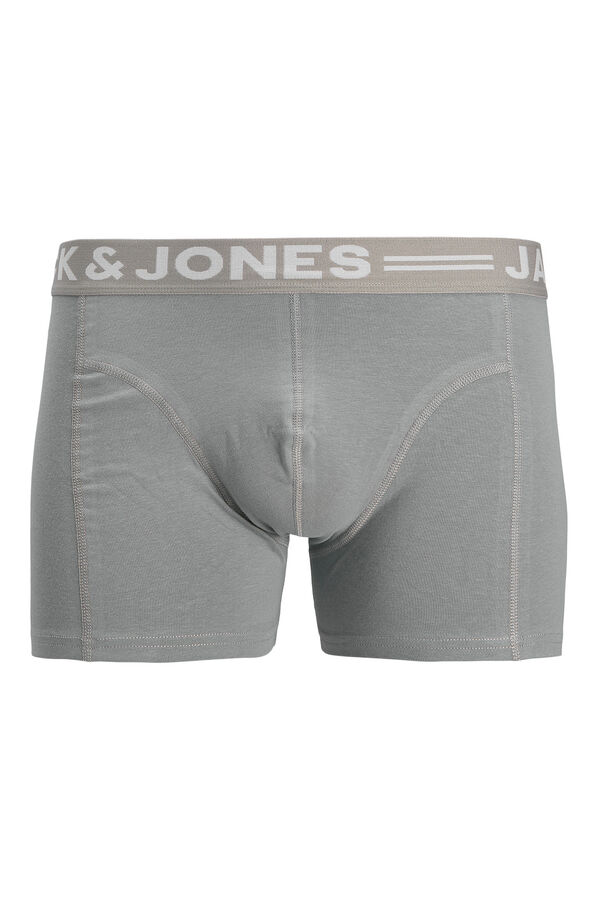 Jack & Jones Pack 3 boxers logo gris