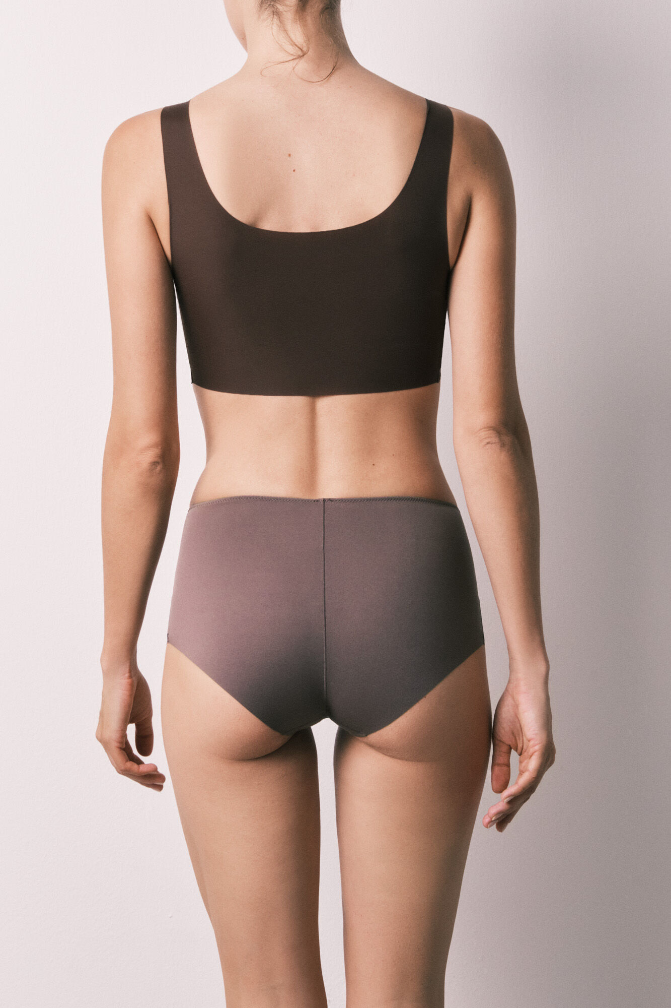 Women'secret Purple mesh high-waisted shaping panty