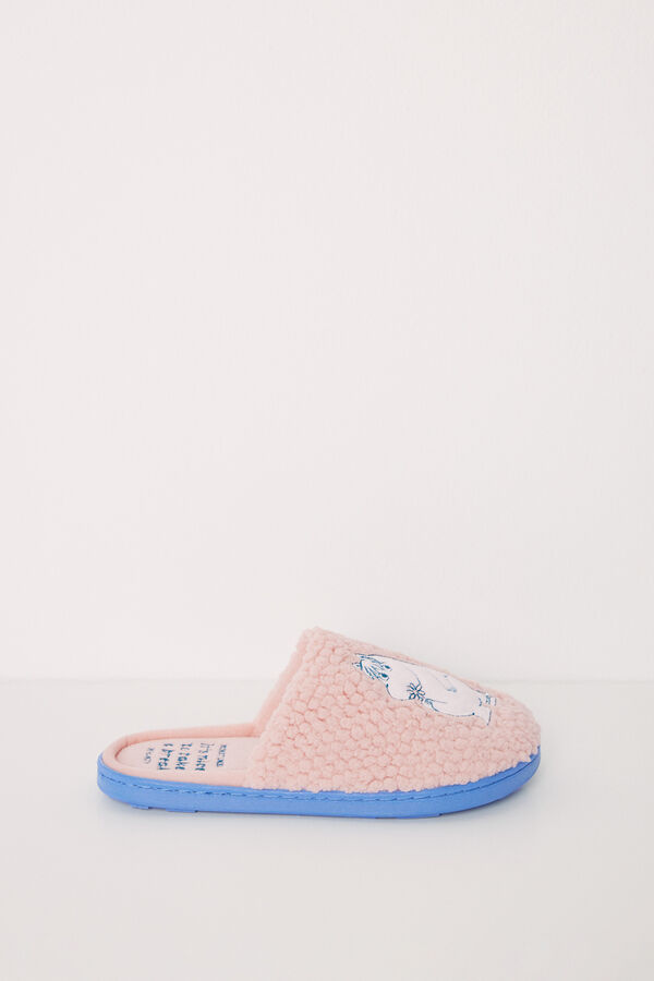 Womensecret Moomin pink textured house slipper pink