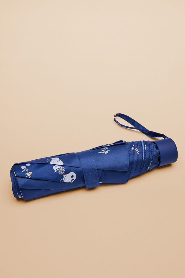 Womensecret Snoopy folding umbrella blue