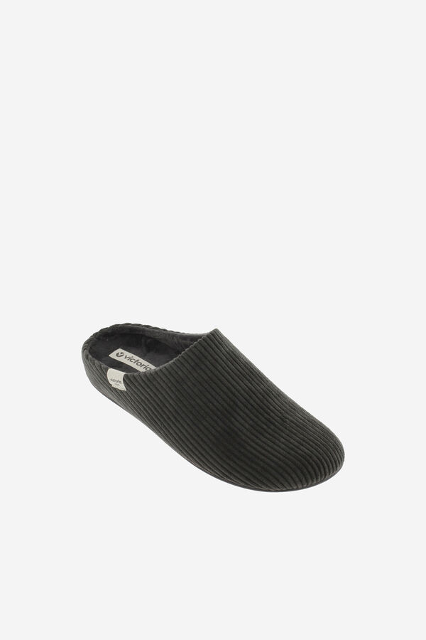 Victoria Victoria Norte corduroy slippers black