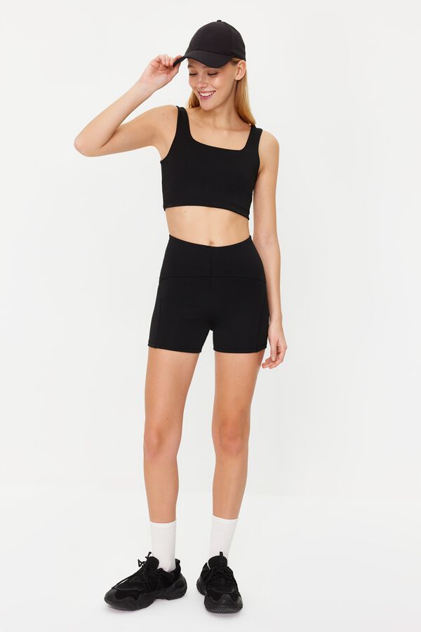 Trendyol Pack de 2 leggings deportivos cortos estampado