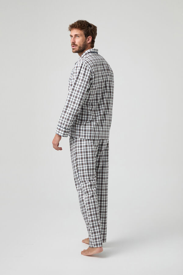 Kiff-Kiff Kiff Kiff Viyela Checkered Pyjamas printed