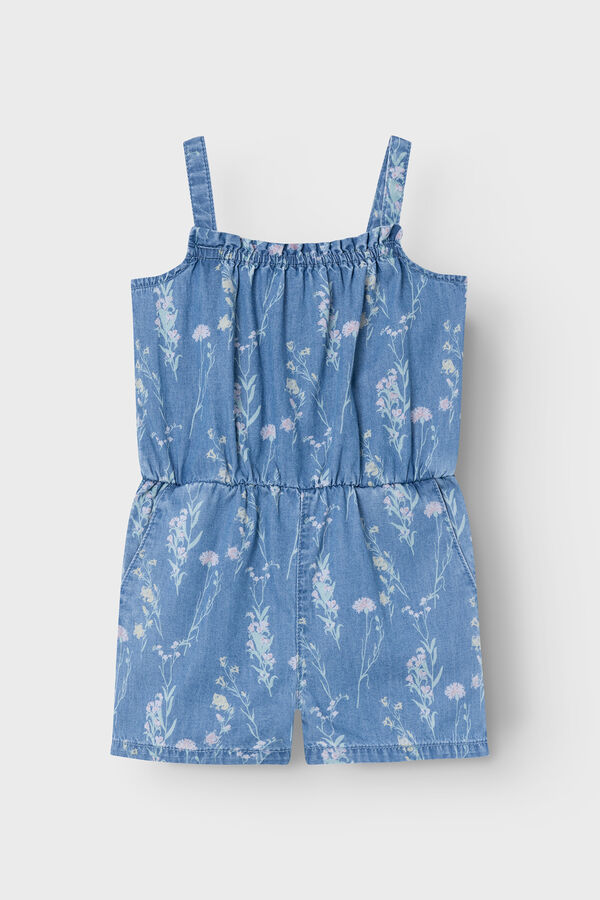 Womensecret Girls' denim playsuit blue