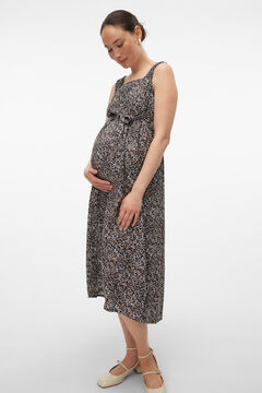 Womensecret Midikleid Maternity mit Trägern  Schwarz