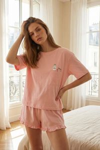 Trendyol Pijama regular de algod&oacute;n